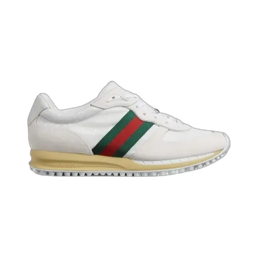 Gucci Panelled Lace-Up Sneakers
