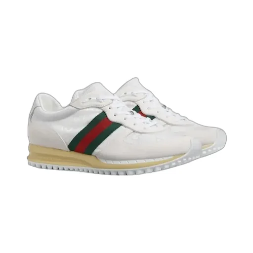 Gucci Panelled Lace-Up Sneakers