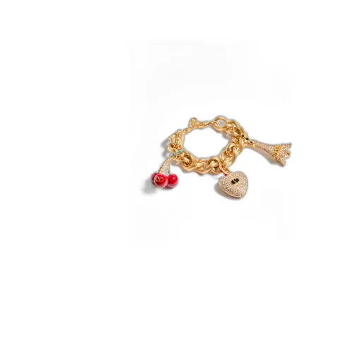 Chez Valentino Bracelet In Metal, Enamel And Swarovski® Crystals