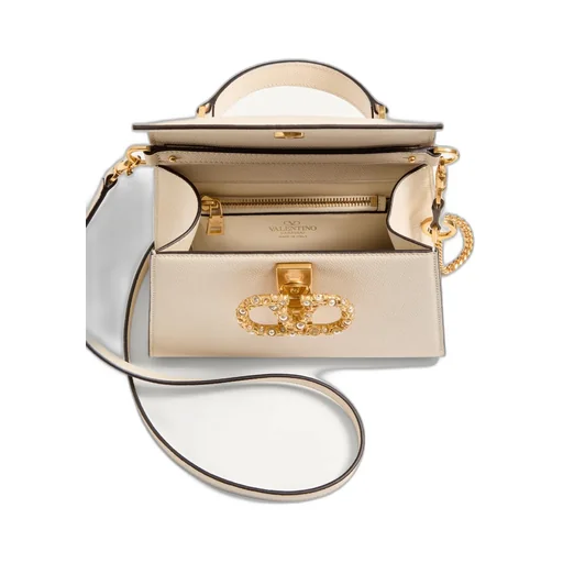 Valentino Vsling Foldover Top Small Tote Bag