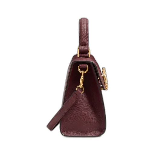 Valentino Garavani Vsling Small Handbag In Grainy Calfskin With Jewel Logo