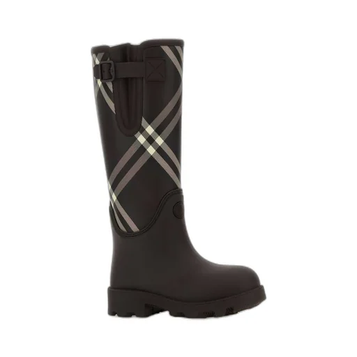 Burberry Marsh Stamp Checked Boots