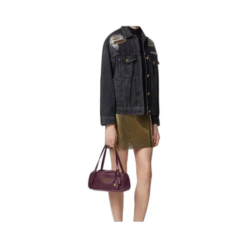 Versace Distressed Denim Jacket