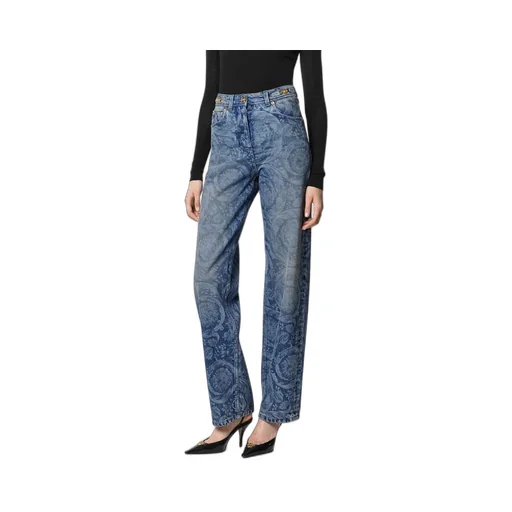 Versace Barocco Pattern Jeans