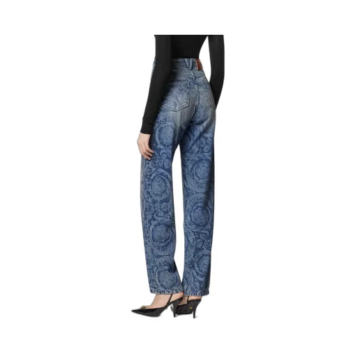 Versace Barocco Pattern Jeans