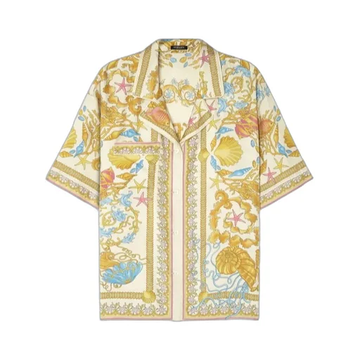 Versace Pattern-Printed Short-Sleeved Shirt
