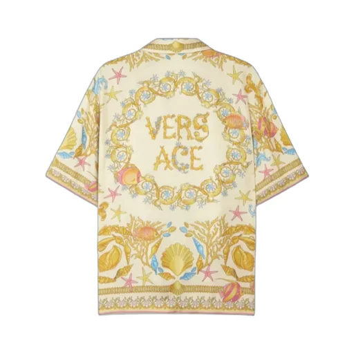 Versace Pattern-Printed Short-Sleeved Shirt
