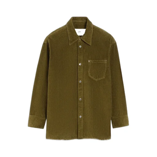 Ami Paris Corduroy Velvet Overshirt