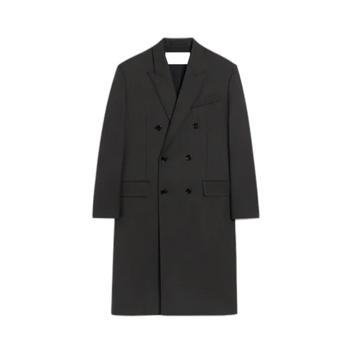 Ami Double Breasted Straigth Coat