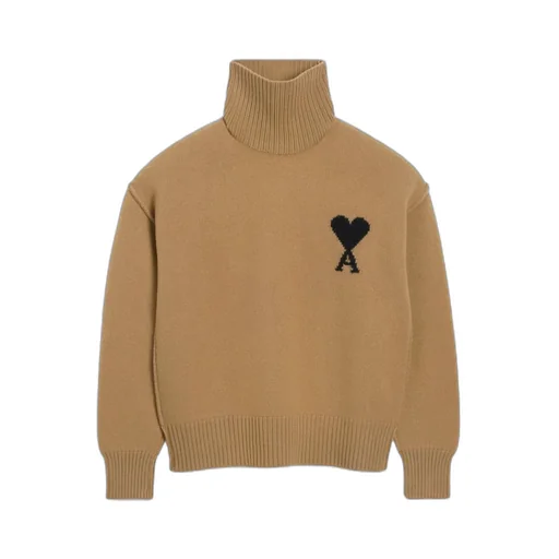 Ami Paris Ami De Coeur Turtleneck Jumper