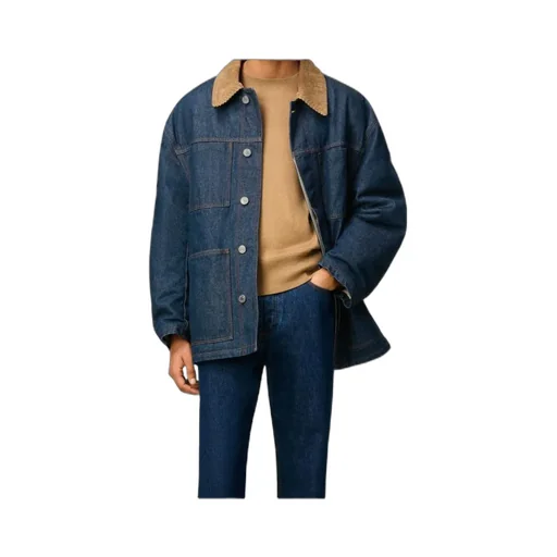 Ami Paris Padded Denim Worker Jacket