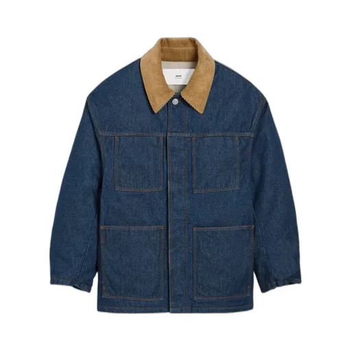 Ami Paris Padded Denim Worker Jacket