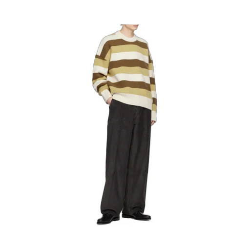 Ami Paris Wide-Leg Corduroy Trousers