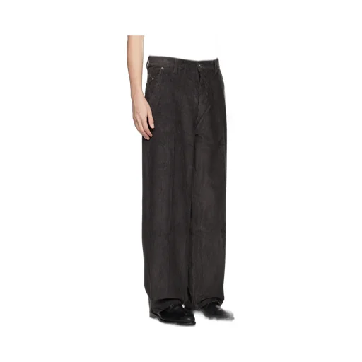 Ami Paris Wide-Leg Corduroy Trousers