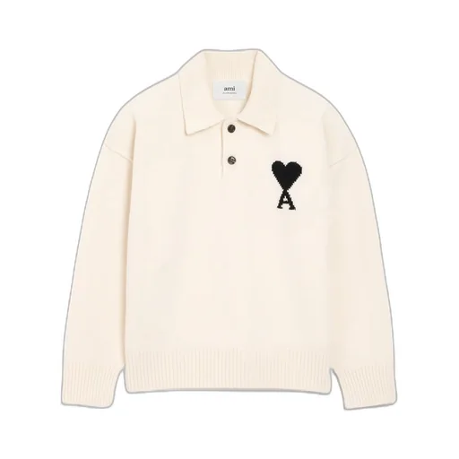 Ami De Coeur Wool Polo Shirt