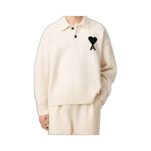 Ami De Coeur Wool Polo Shirt