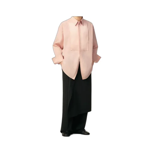Ami Logo Patch Oversized Shirt