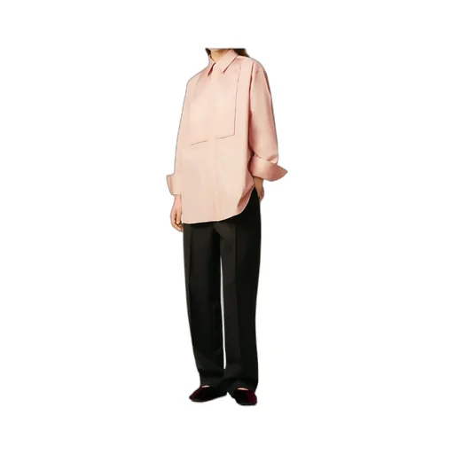 Ami Logo Patch Oversized Shirt