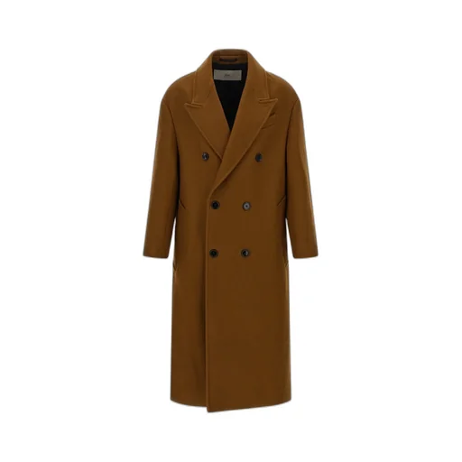 Ami Double-Breasted Mid-Length Coat