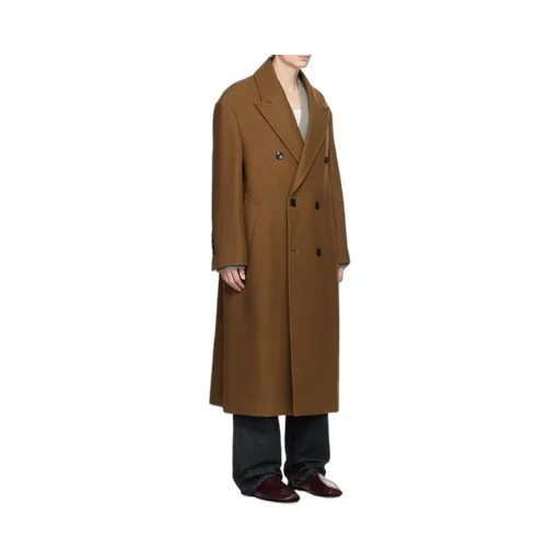 Ami Double-Breasted Mid-Length Coat