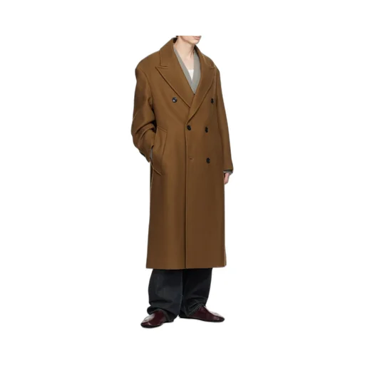 Ami Double-Breasted Mid-Length Coat