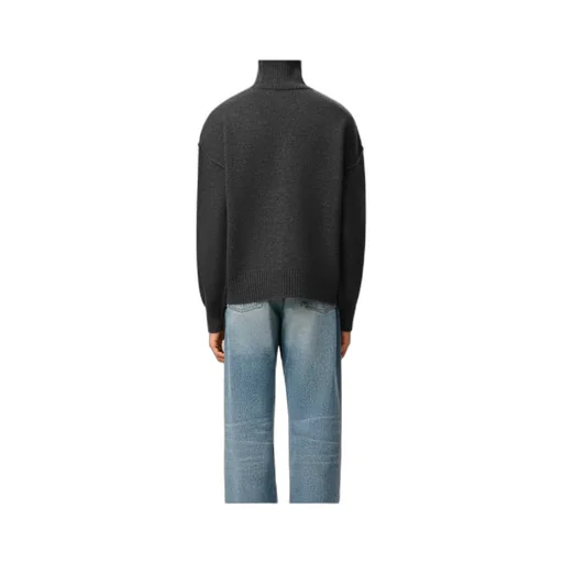 Ami Paris Ami De Coeur Turtleneck Knitted Jumper