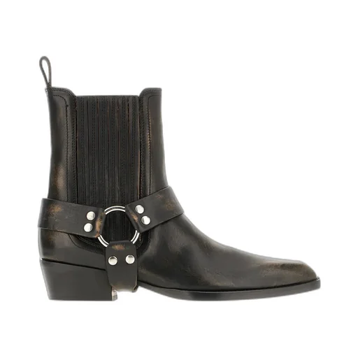 35Mm Helena Strap-Detail Ankle Boot