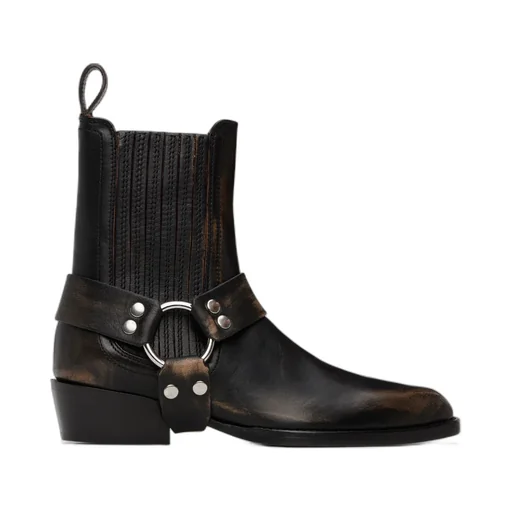 35Mm Helena Strap-Detail Ankle Boot
