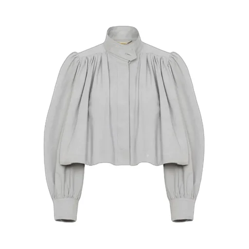 High Collar Long Sleeve Casual Jacket
