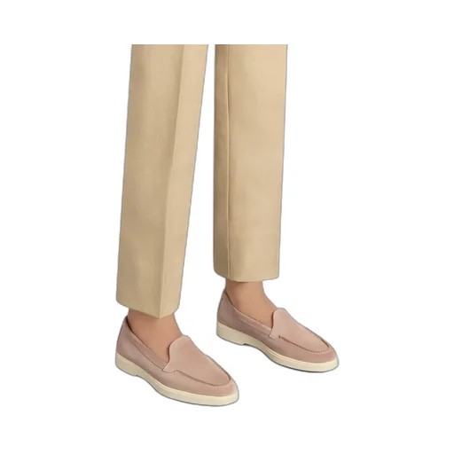 Santoni Logo Moulded Loafers