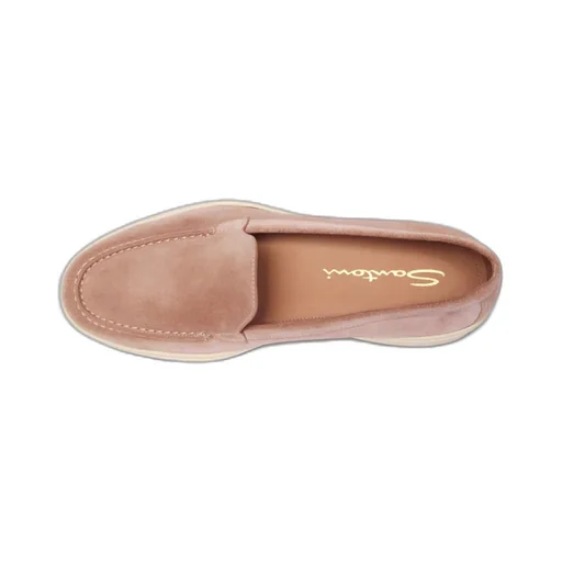 Santoni Logo Moulded Loafers