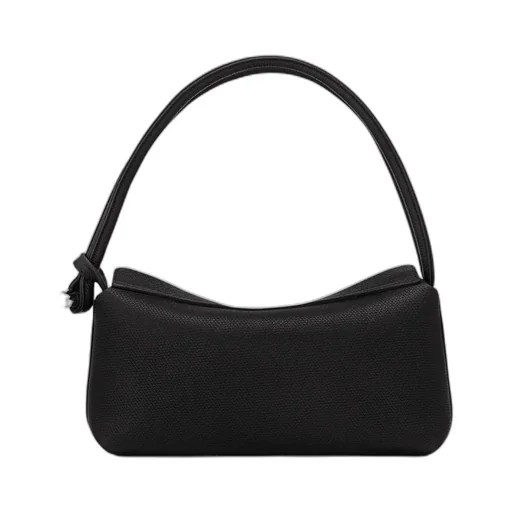 Le Roseau Double-Handle Leather Shoulder Bag