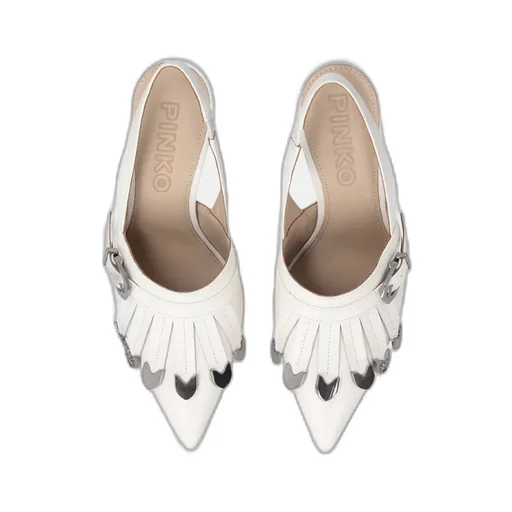 Slingback Fringed-Detail Pumps
