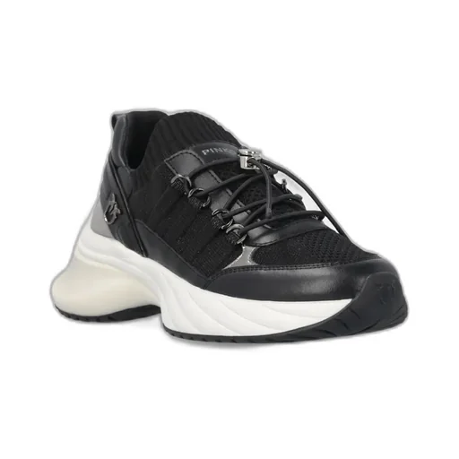 Ariel Lace-Up Panelled Sneakers