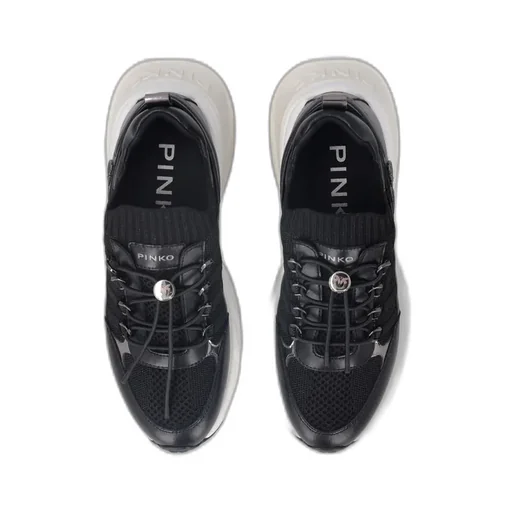 Ariel Lace-Up Panelled Sneakers