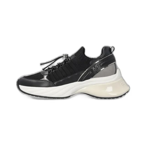 Ariel Lace-Up Panelled Sneakers
