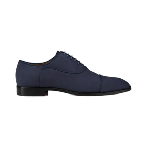 Oxfords - Nubuck Leather - Zaffiro - Men