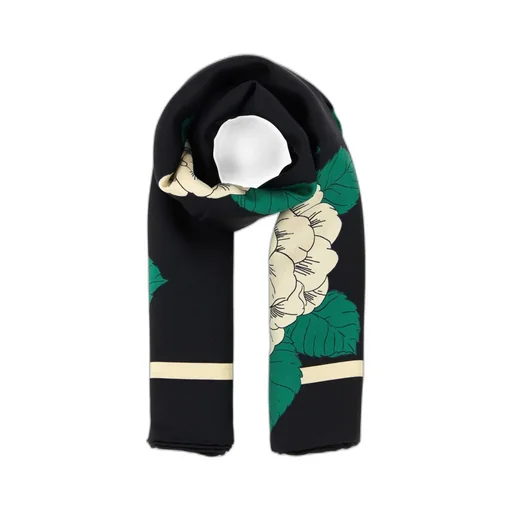 Valentino Floral Patterned Scarf