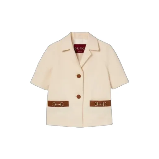 Gucci Horsebit Detailed Short-Sleeved Jacket