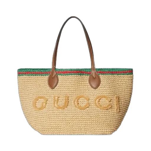 Gucci Logo Woven Detailed Shoulder Bag