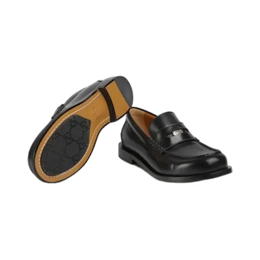 Gucci Removable Detail Loafers