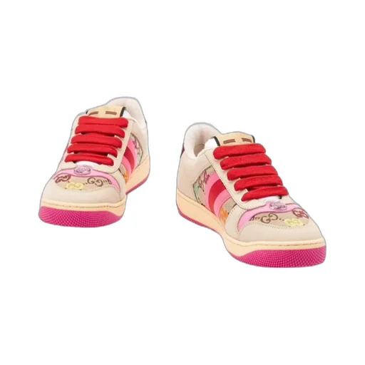 Gucci Panelled Lace-Up Sneakers