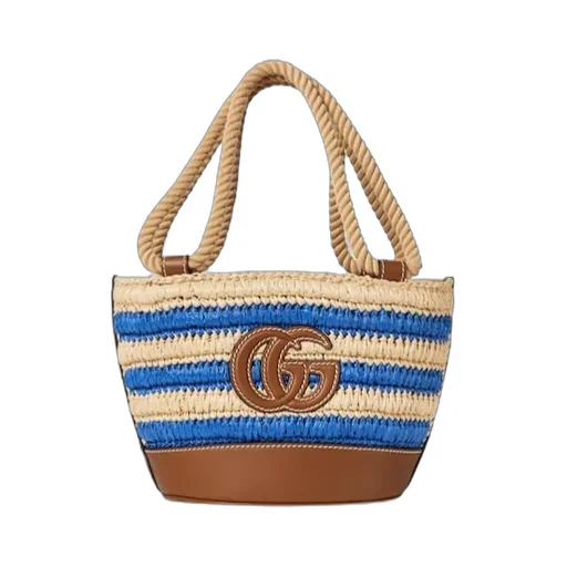 Gucci Woven Mini Bucket Bag