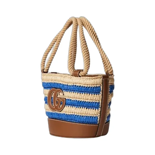 Gucci Woven Mini Bucket Bag