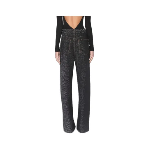 Contrast-Stitching Jeans