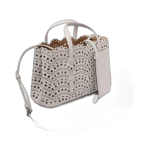 AlaÏA Vienne Perforated Open Top Handbag