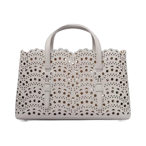 AlaÏA Vienne Perforated Open Top Handbag