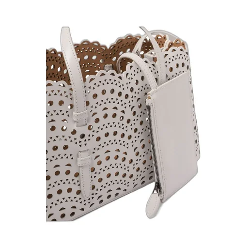 AlaÏA Vienne Perforated Open Top Handbag
