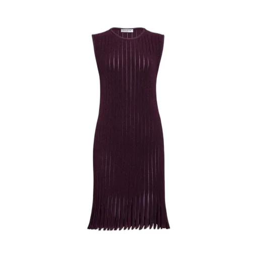 AlaÏA Striped Knit Dress