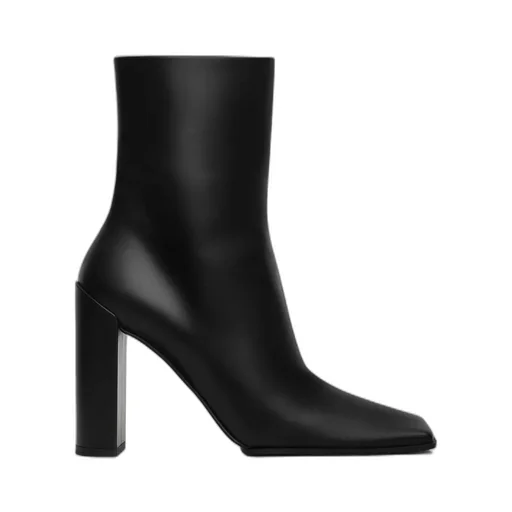 AlaÏA Block Heel Square-Toe Boots